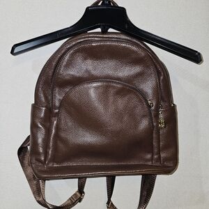 Boyatu Brown Leather Backpack